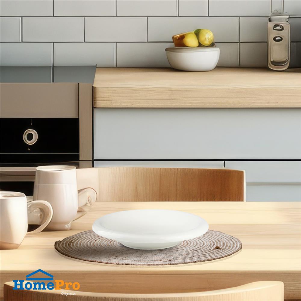 จานเซรามิกลึก 8" KECH SNOW LUX