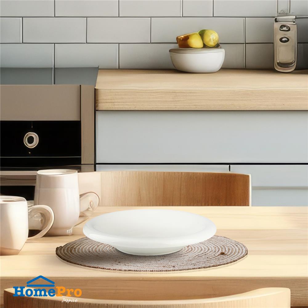 จานเซรามิกลึก 9" KECH SNOW LUX