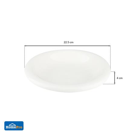 จานเซรามิกลึก 9