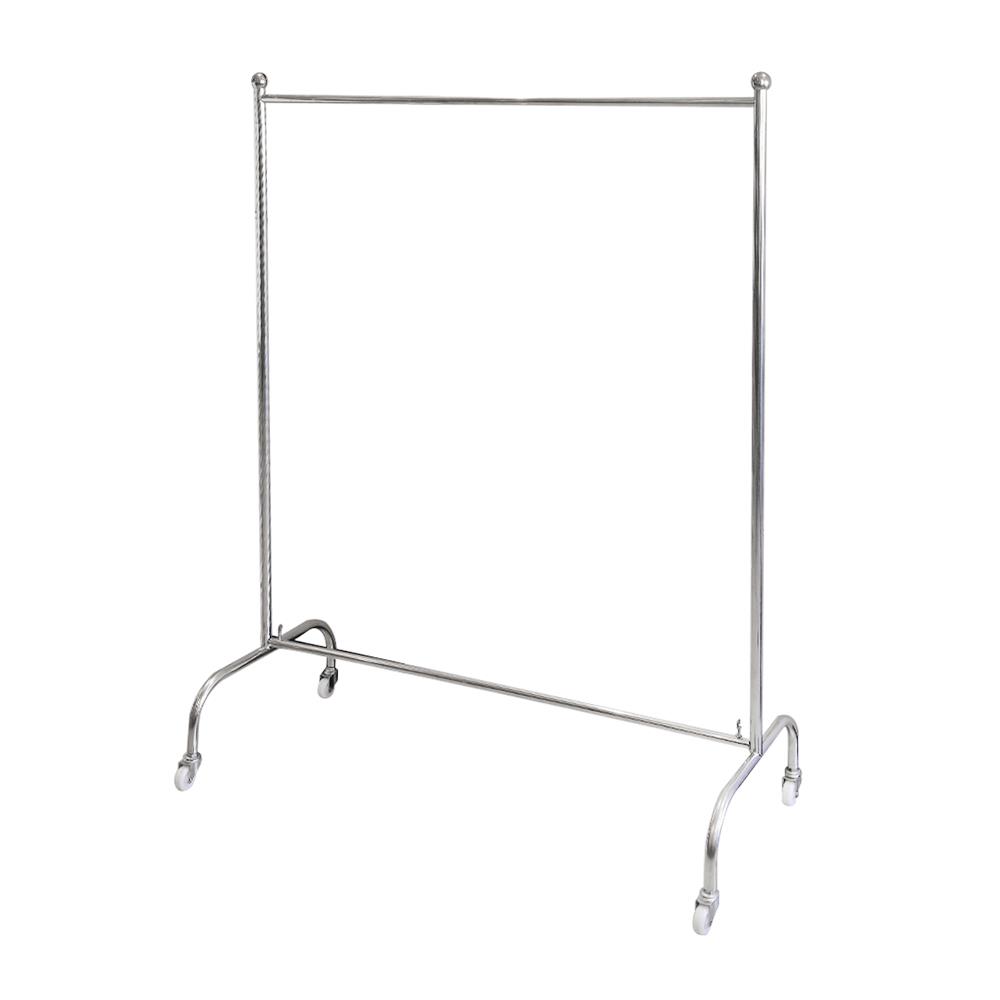 ราวแขวนผ้าสเตนเลสราวเดี่ยวมีล้อ PLIM 125 ซม._1