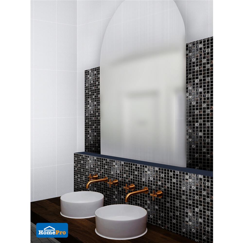 โมเสคแก้ว 30x30 ซม. HPR-184 สีดำ