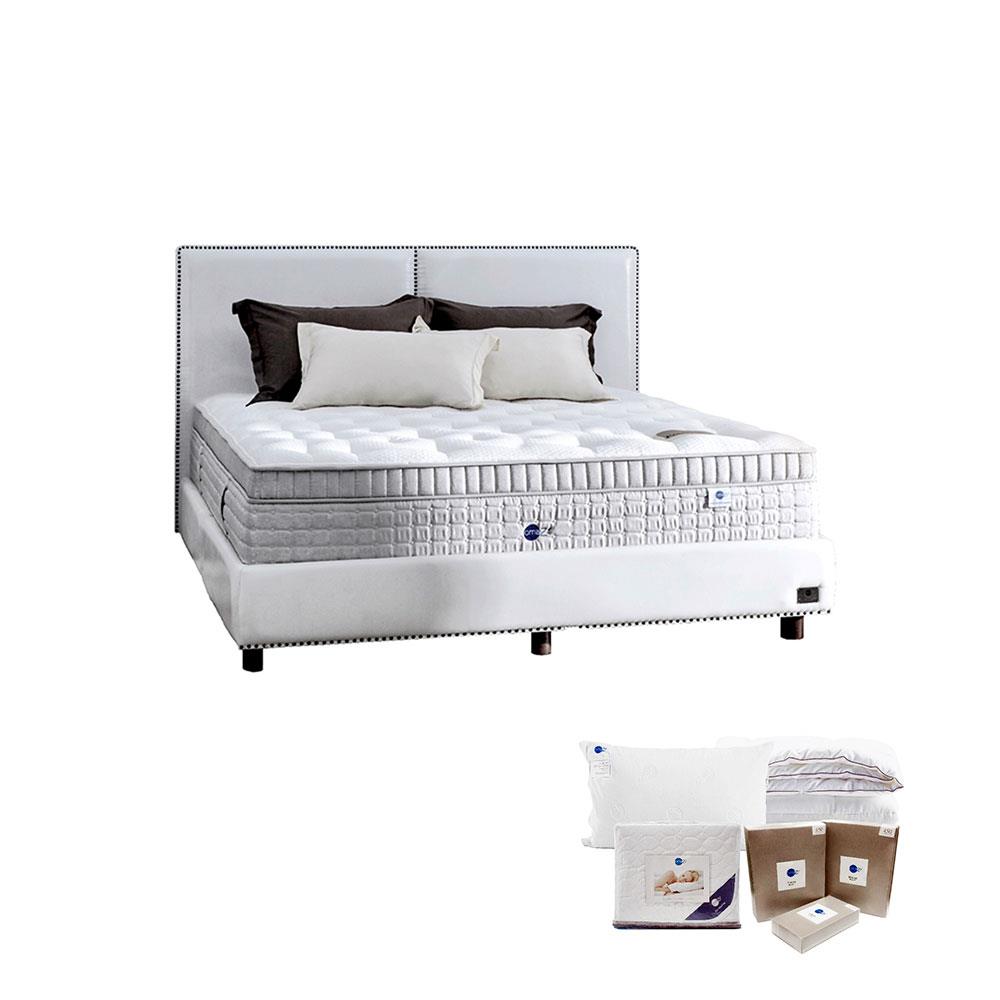 ที่นอน 3.5 ฟุต OMAZZ FRENCH TOTTO พร้อมชุดเครื่องนอน 6 ชิ้น