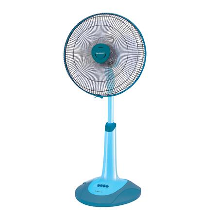 พัดลมสไลด์ 16 นิ้ว SHARP PJ-SL163TQ สีฟ้า