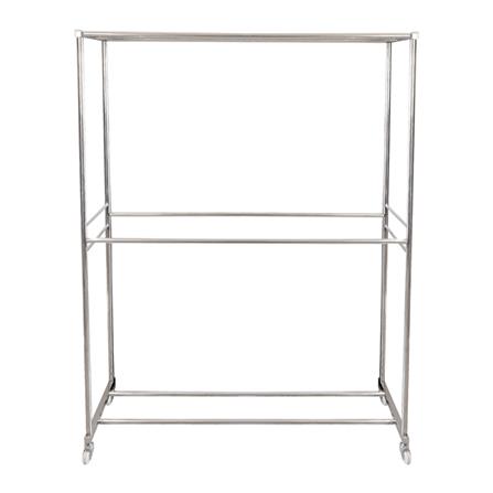 ราวตากผ้าสเตนเลสมีล้อ 5 เส้น PLIM 127x56x162 ซม._1