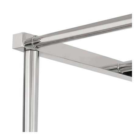 ราวตากผ้าสเตนเลสมีล้อ 5 เส้น PLIM 127x56x162 ซม._3