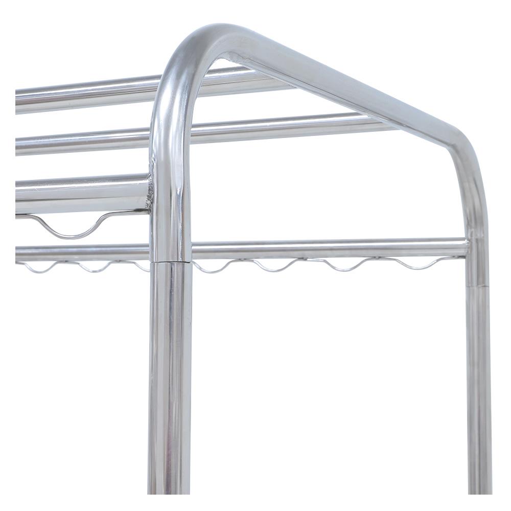 ราวตากผ้าสเตนเลสมีล้อล็อกได้ 8 เส้น PLIM 156 ซม.