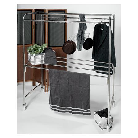 ราวตากผ้าสเตนเลสมีล้อล็อกได้ 8 เส้น PLIM 156 ซม._6