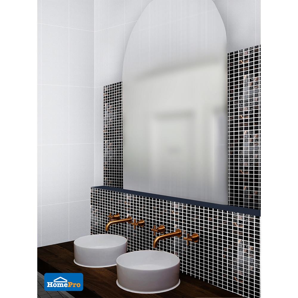 โมเสคแก้ว 30x30 ซม. HPR-186 สีดำ