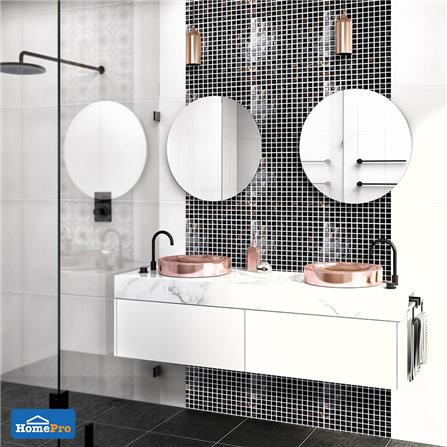 โมเสคแก้ว 30x30 ซม. HPR-186 สีดำ_3