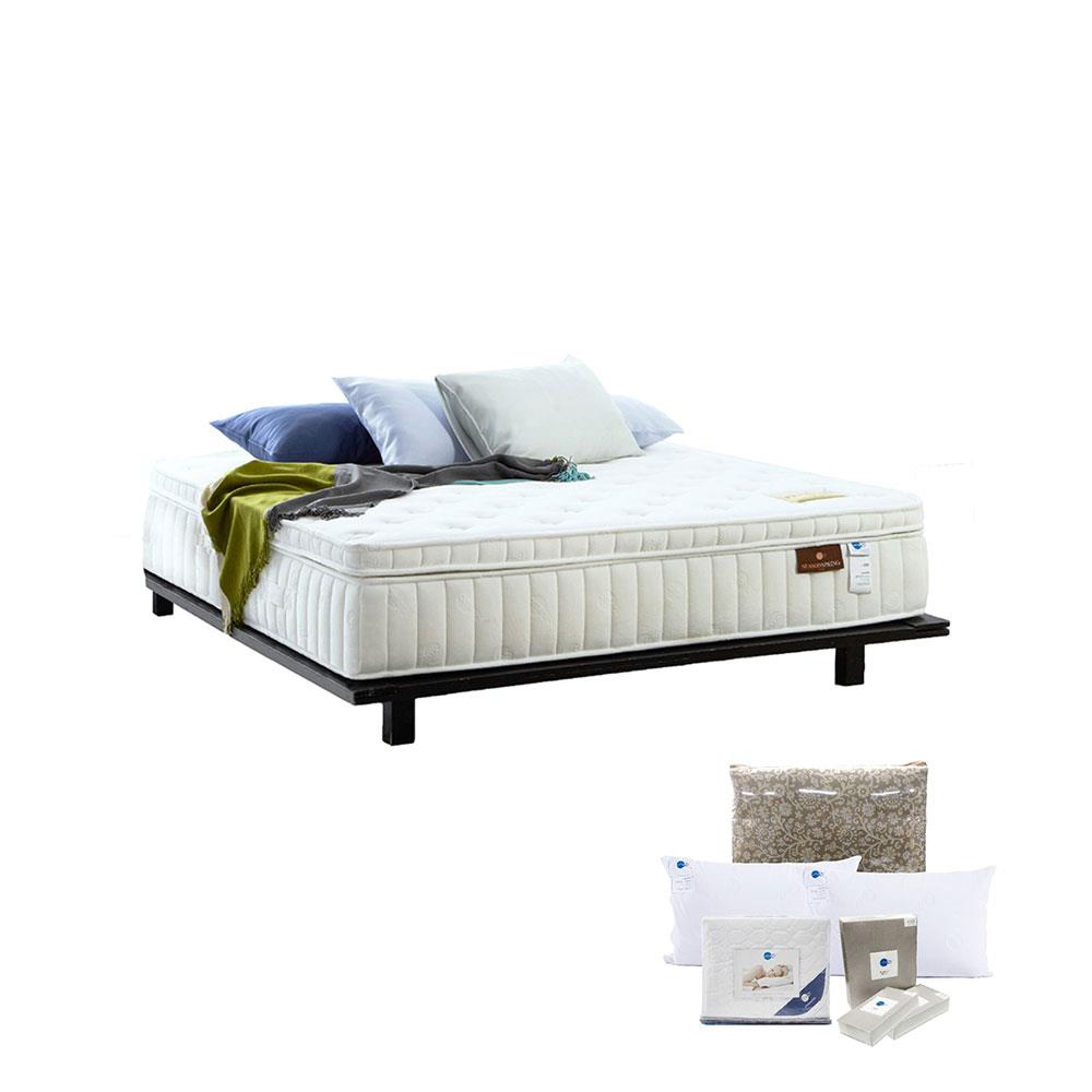 ที่นอน 6 ฟุต OMAZZ FLORIAN HILL พร้อมชุดเครื่องนอน 7 ชิ้น