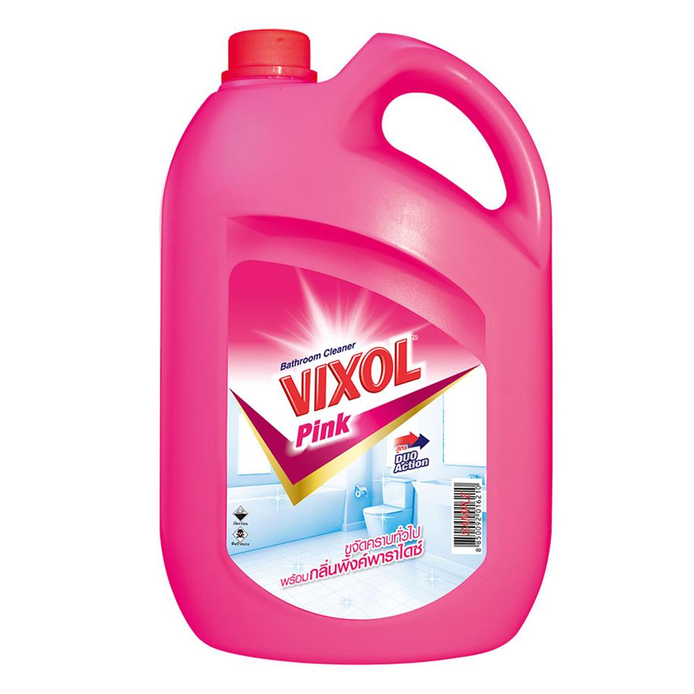 น้ำยาทำความสะอาดห้องน้ำ VIXOL 3,500ml ชมพู