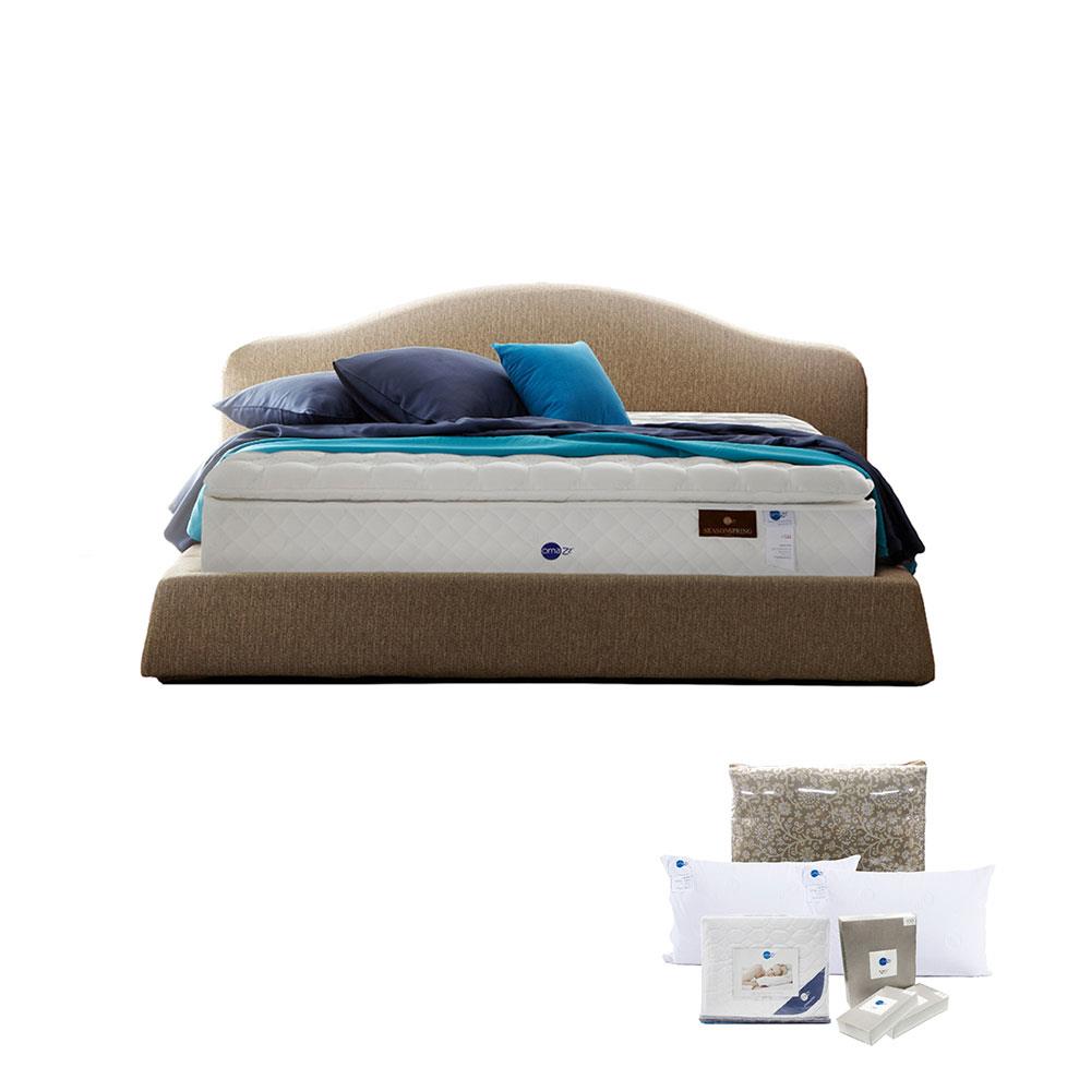 ที่นอน 5 ฟุต OMAZZ FERENITY พร้อมชุดเครื่องนอน 7 ชิ้น