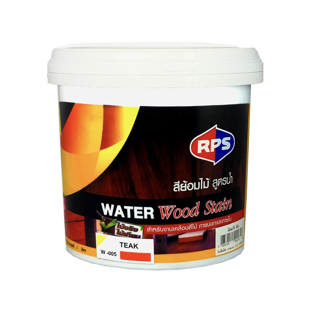 สีย้อมไม้สูตรน้ำ RPS สีไม้สัก 900 กรัม