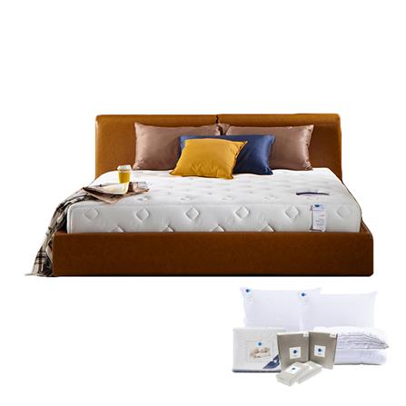 ที่นอน 5 ฟุต OMAZZ FOUNTAIN OAK พร้อมชุดเครื่องนอน 8 ชิ้น