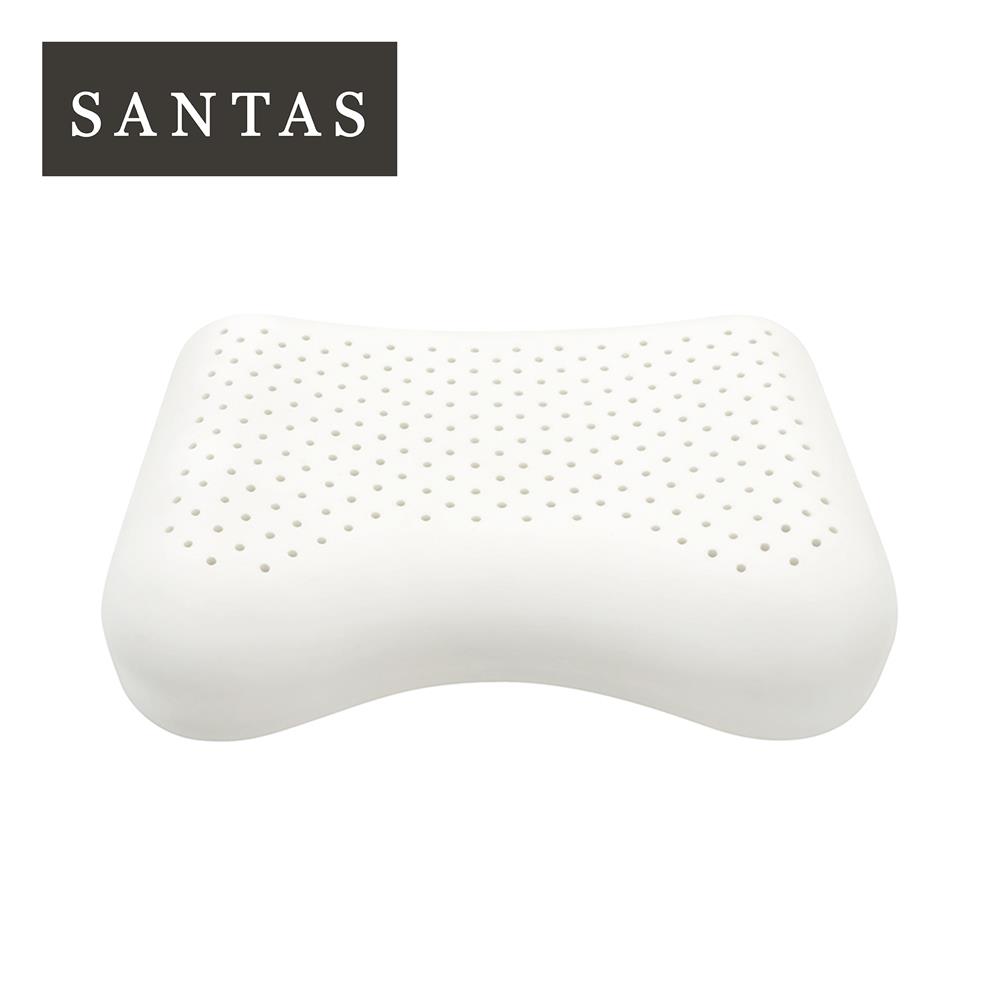 หมอนสุขภาพ ยางพารา SANTAS AIR FLOW SUPPORT 15x22 นิ้ว สีขาว