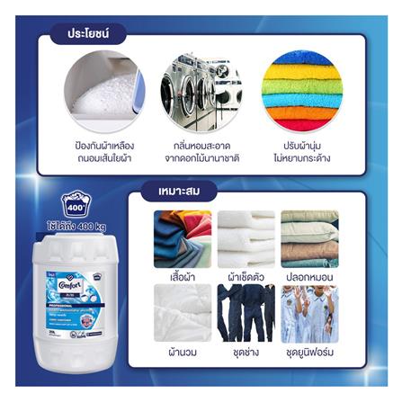 น้ำยาปรับผ้านุ่ม COMFORT 20 ลิตร รีเฟรชชิ่ง บลู_3
