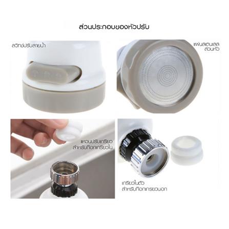 หัวปรับสายน้ำ เกลียว PLUMB TECH_2