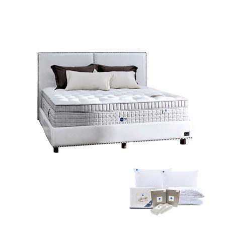 ที่นอน 6 ฟุต OMAZZ FRENCH TOTTO พร้อมชุดเครื่องนอน 8 ชิ้น