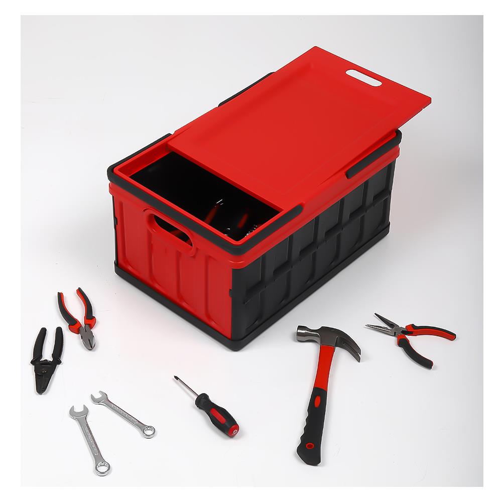 กล่องเครื่องมือ พับเก็บได้ MATALL 32 ลิตร สีดำ-แดง