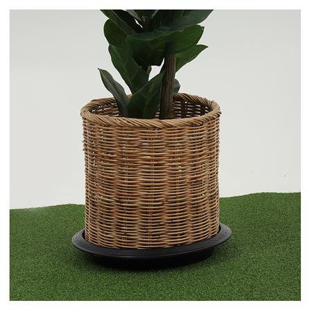 จานพลาสติก รองกระถาง SPRING 10 นิ้ว สีดำ_3