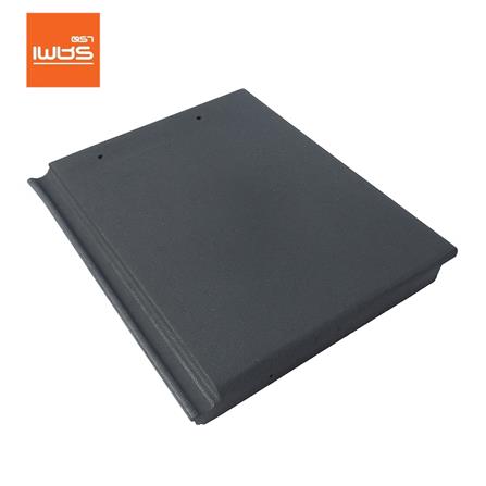 กระเบื้องหลังคาอดามัส แบบเรียบ ตราเพชร 33x42x2.3 ซม. สีเทาอัคนิล_0