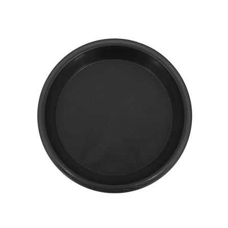 จานพลาสติก รองกระถาง SPRING 8 นิ้ว สีดำ_1