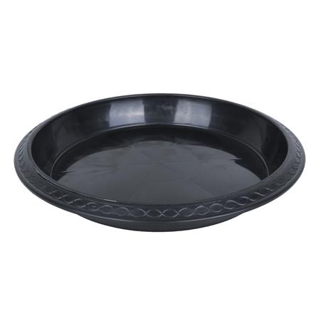 จานพลาสติก รองกระถาง SPRING 15 นิ้ว สีดำ