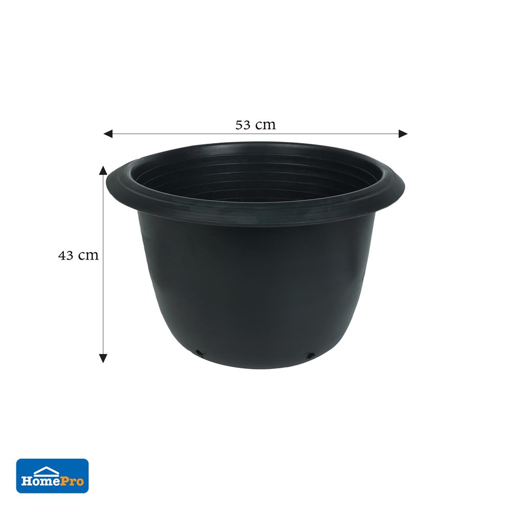กระถางพลาสติก SPRING A20 สีดำ