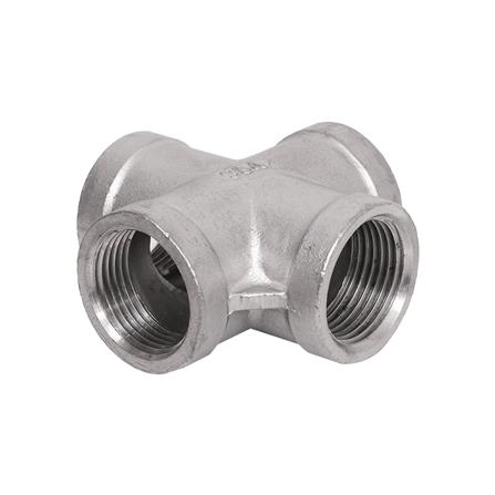 ข้อต่อสี่ทางเกลียวใน CITY SUS 304 3/4 นิ้ว