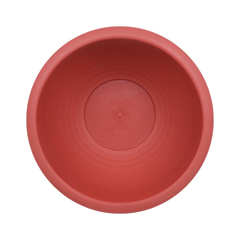 อ่างบัวพลาสติก SPRING NO.350 สีอิฐ