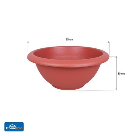 อ่างบัวพลาสติก SPRING NO.350 สีอิฐ_5