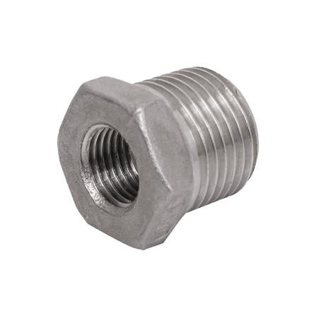 ข้อต่อลดเหลี่ยมเกลียวประปา CITY 1/2x1/4 นิ้ว