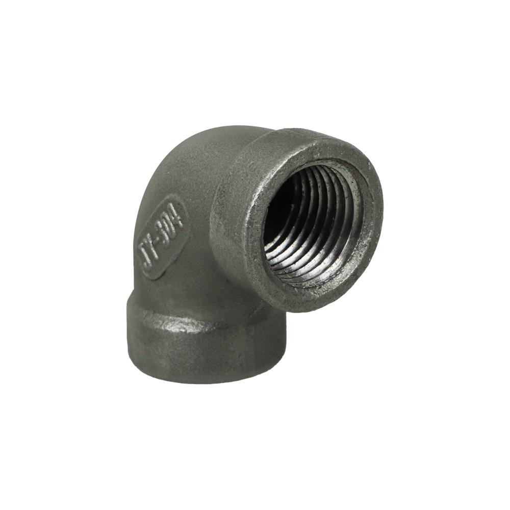 ข้องอ STANLESS SUS 304 90 องศา CITY 1/4 นิ้ว สีเทา