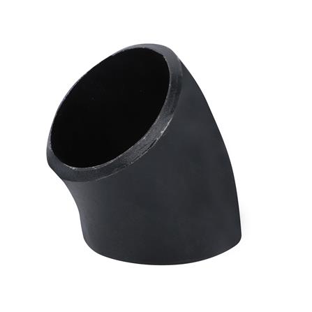 ข้องอเหล็ก 45 องศา เชื่อมเหล็กบาง CITY 2 1/2 นิ้ว สีดำ_0