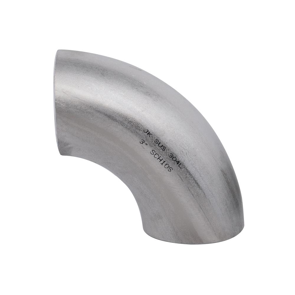 ข้องอ 90 องศา เชื่อมบาง CITY SUS 304 เบอร์ 10 3 นิ้ว