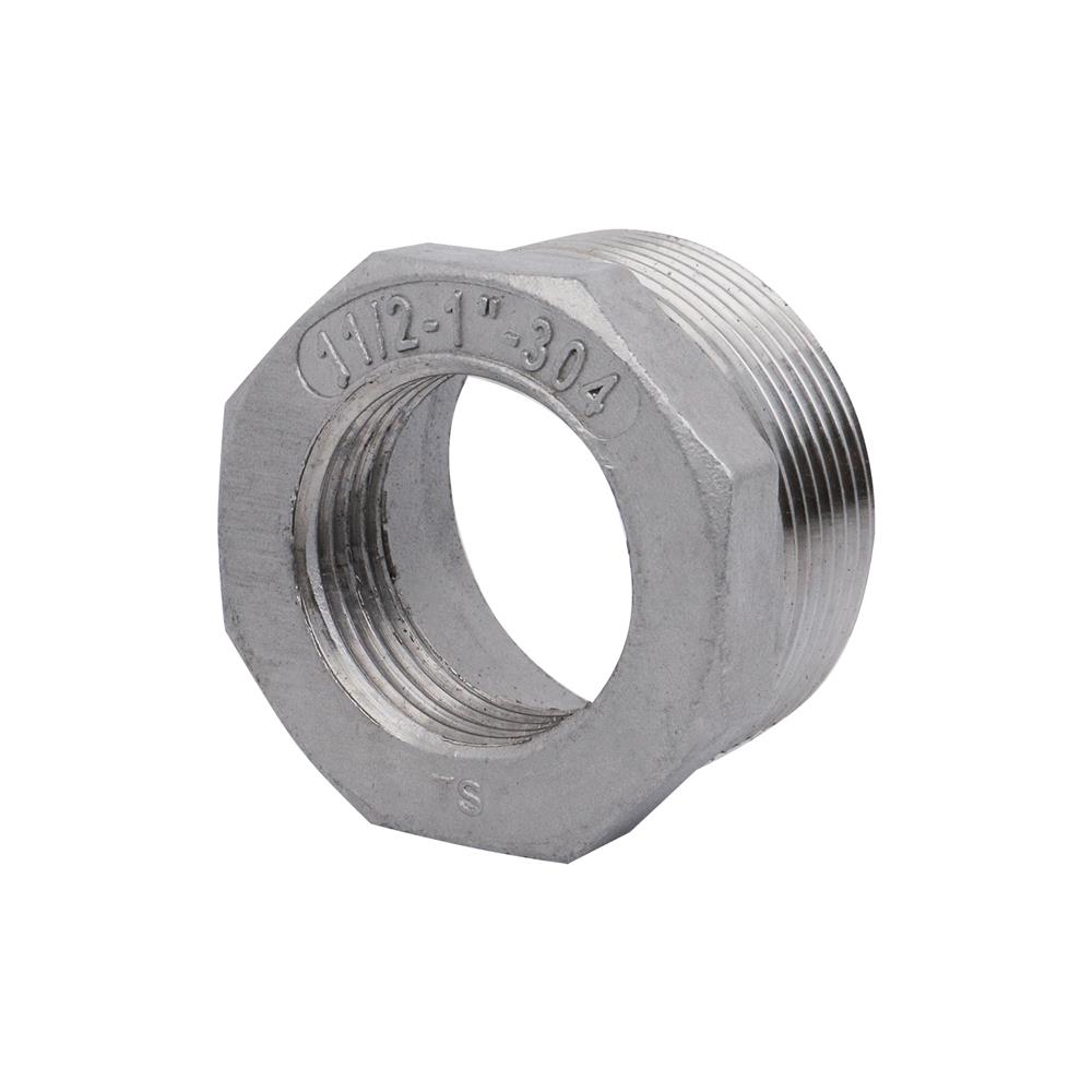 ข้อลดเหลี่ยมเกลียว CITY SUS 304 1 1/2X1 นิ้ว