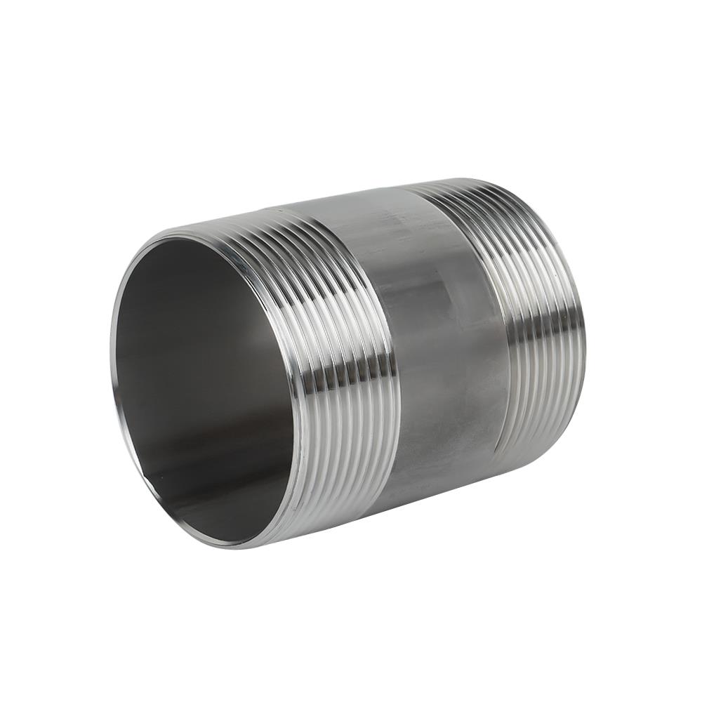 ข้อสั้นสเตนเลสเกลียว 2 ข้าง CITY 2 นิ้ว