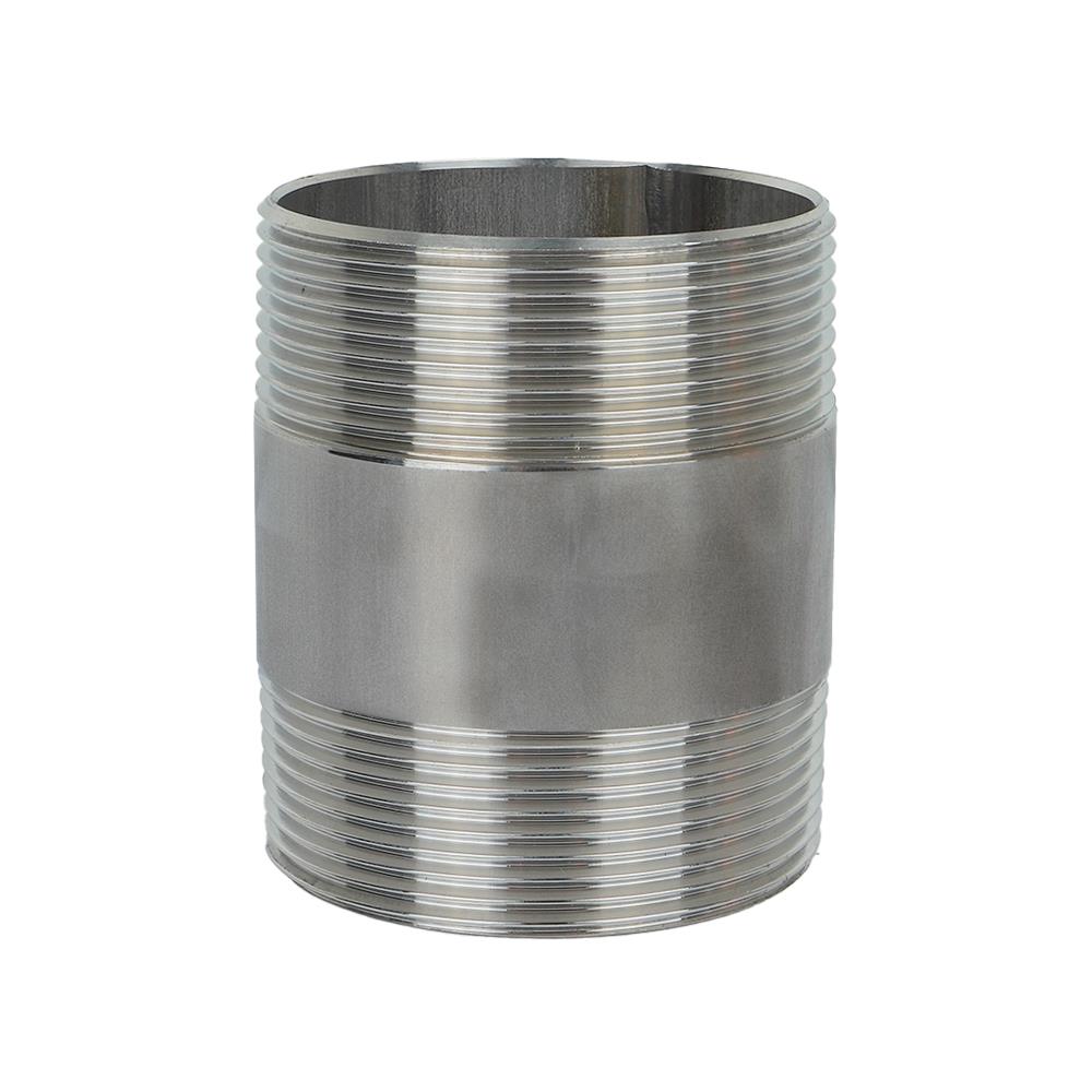 ข้อสั้นสเตนเลสเกลียว 2 ข้าง CITY 2 นิ้ว