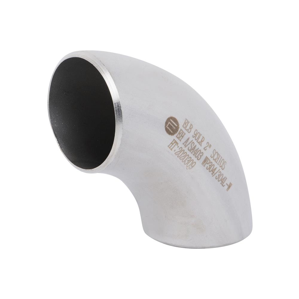 ข้องอ 90 องศา เชื่อมบาง CITY SUS 304 เบอร์ 10 2 นิ้ว