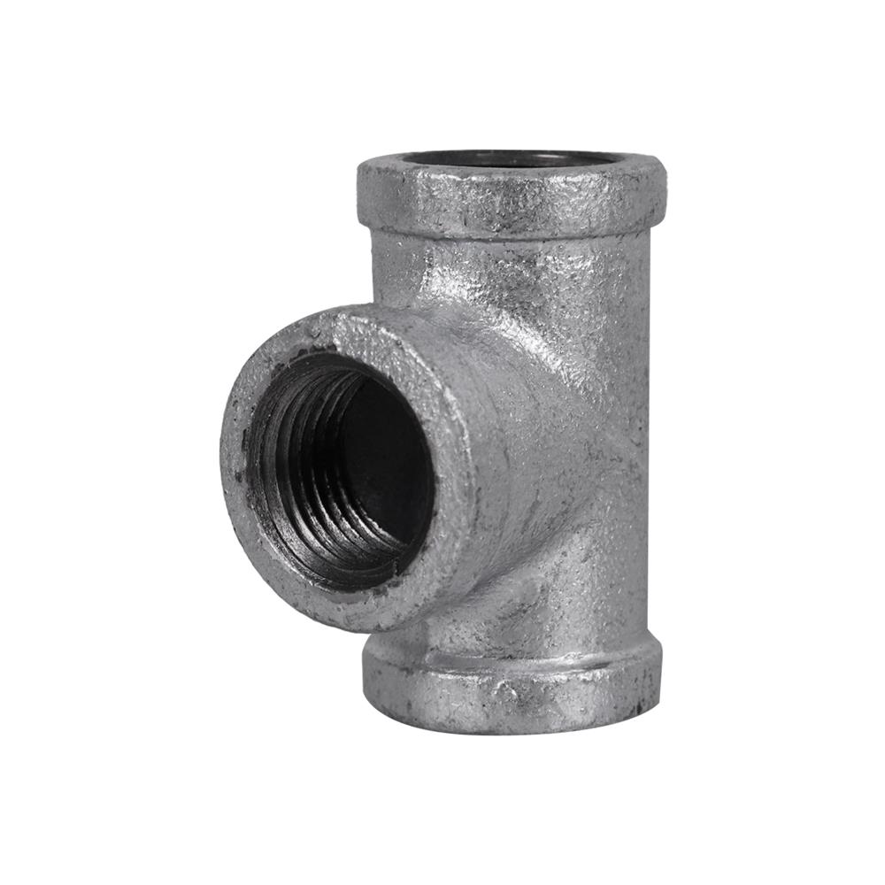 ข้อต่อสามทางเกลียวในเหล็กกล้า CITY 1/2 นิ้ว