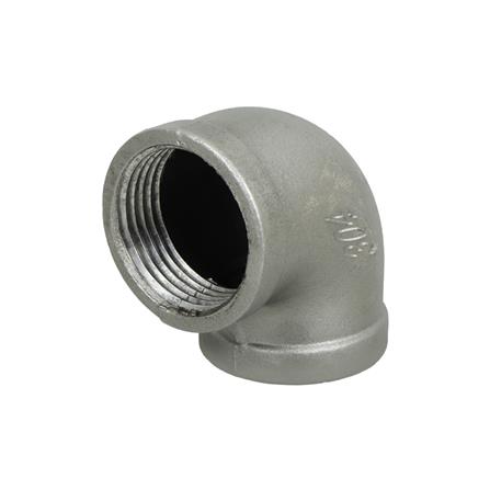 ข้องอ 90 องศา เกลียวใน สเตนเลส CITY 1 1/2 นิ้ว สีเทา_0