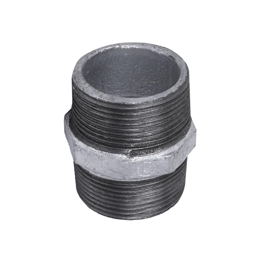 นิปเปิ้ลเหล็กเกลียวประปา CITY 1 1/2 นิ้ว