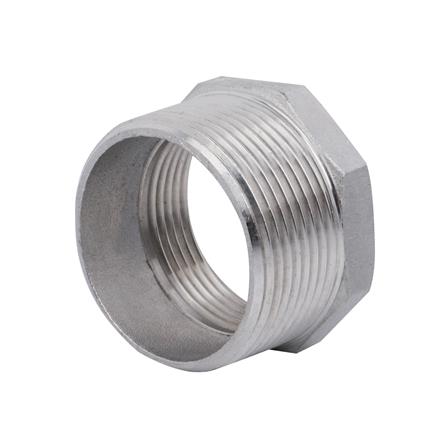 ข้อลดเหลี่ยมเกลียว CITY SUS 304 1 1/2X1.1/4 นิ้ว_1