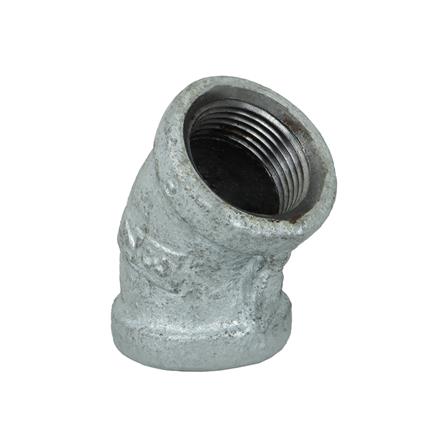 ข้องอเหล็ก 45 องศา เกลียวใน CITY  3/4 นิ้ว สีเทา_0