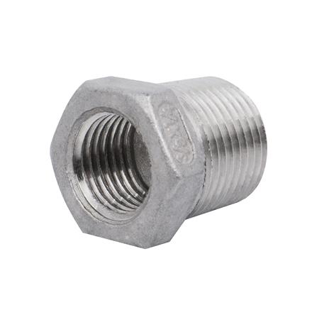 ข้อลดเหลี่ยมเกลียว CITY SUS 304 3/8X1/4 นิ้ว_0