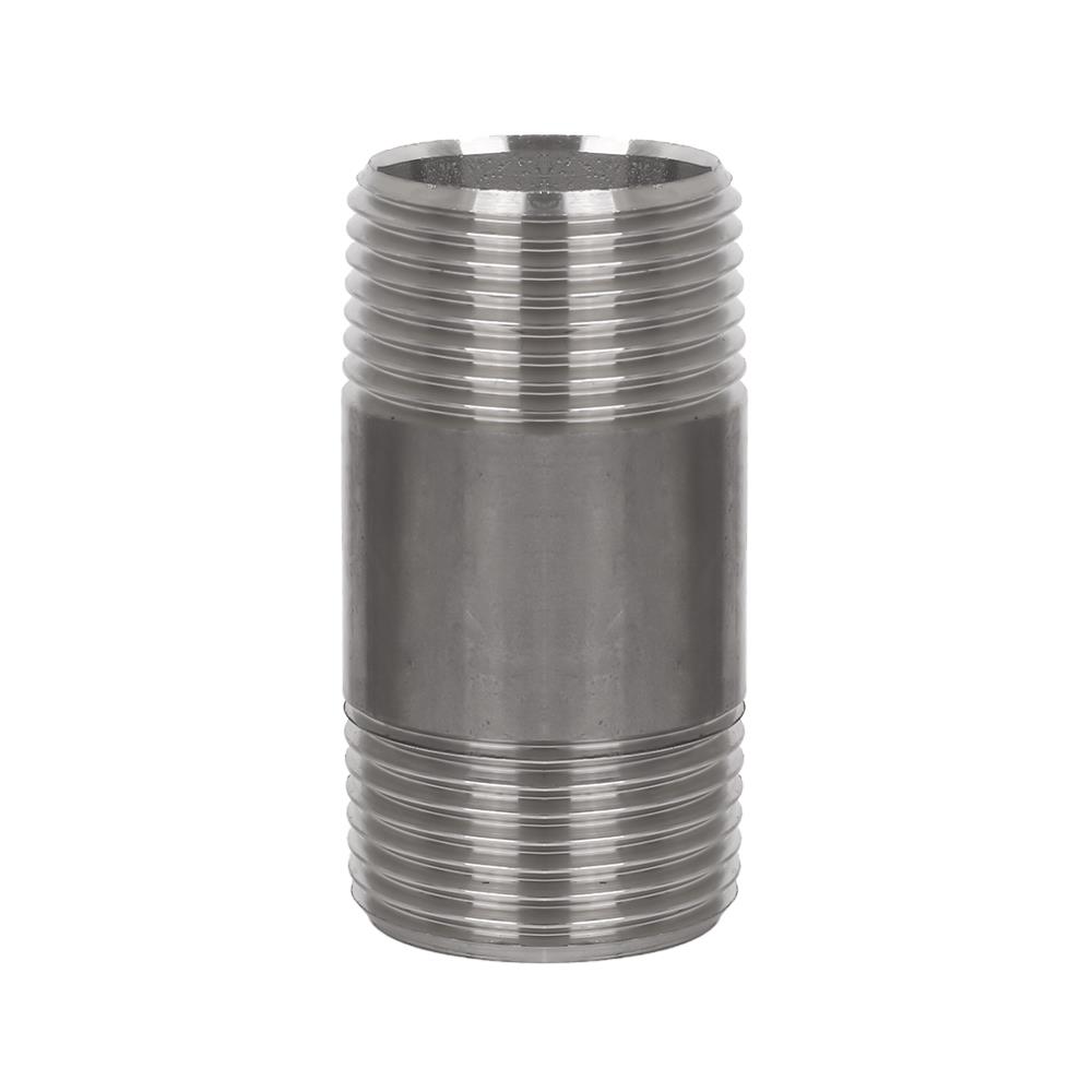 ข้อสั้นสเตนเลสเกลียว 2 ข้าง CITY 3/4 นิ้ว