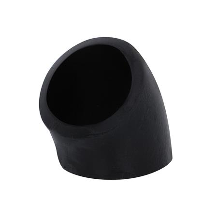 ข้องอเหล็ก 45 องศาเชื่อมเหล็กบาง CITY 1 นิ้ว สีดำ_0