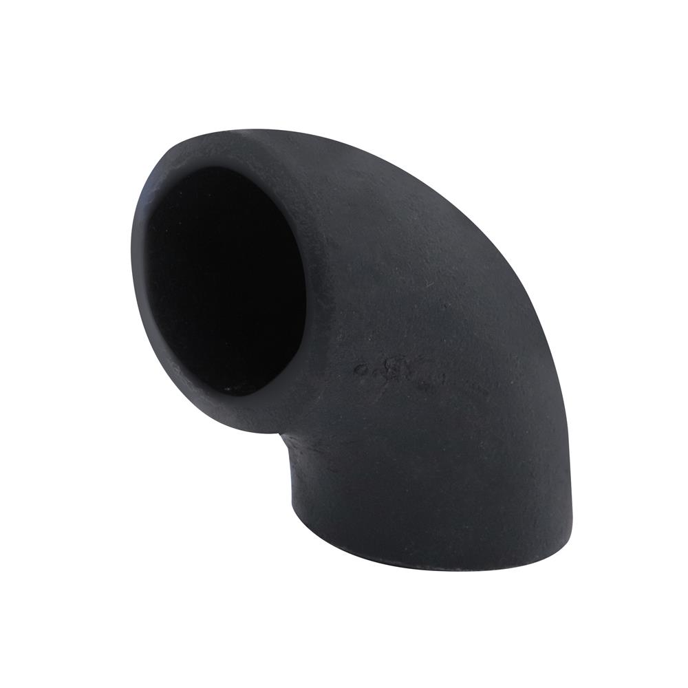 ข้องอ 90 องศา เชื่อมเหล็กหนา CITY 1 นิ้ว สีดำ