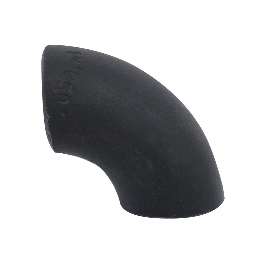 ข้องอ 90 องศา เชื่อมเหล็กหนา CITY 1 นิ้ว สีดำ