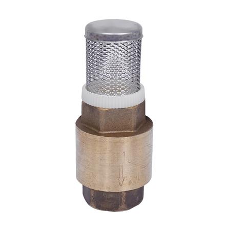 ฟุตวาล์วทองเหลือง(ตะแกรงถอดได้) CITY 1/2 นิ้ว